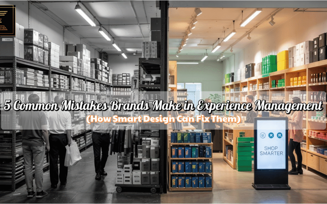 5 Common Mistakes Brands Make in Experience Management (and How Smart Design Can Fix Them)
