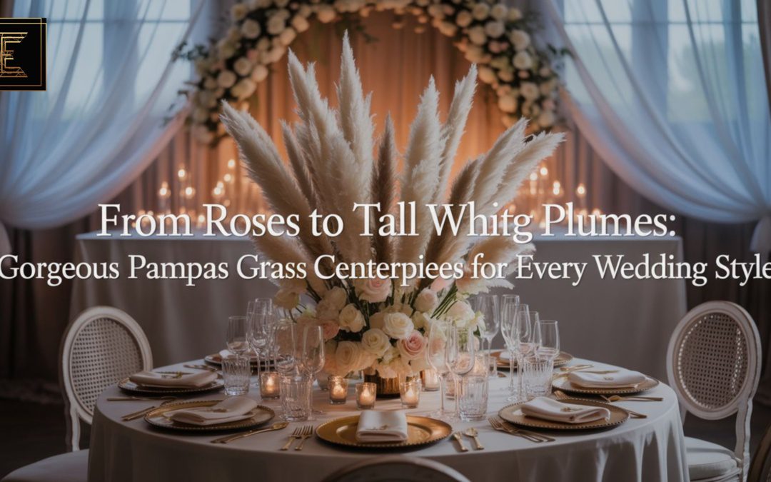 From Roses to Tall White Plumes: Gorgeous Pampas Grass Centerpieces for Every Wedding Style